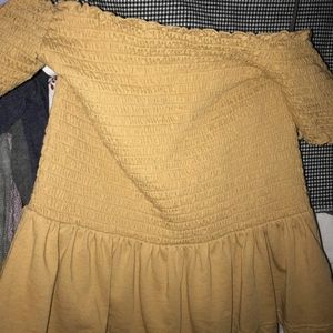 off the shoulder American Eagle shirt